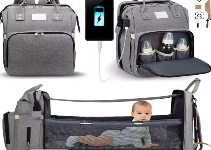Sac à Langer Chicco Baby avec Port USB et Lit Pliant