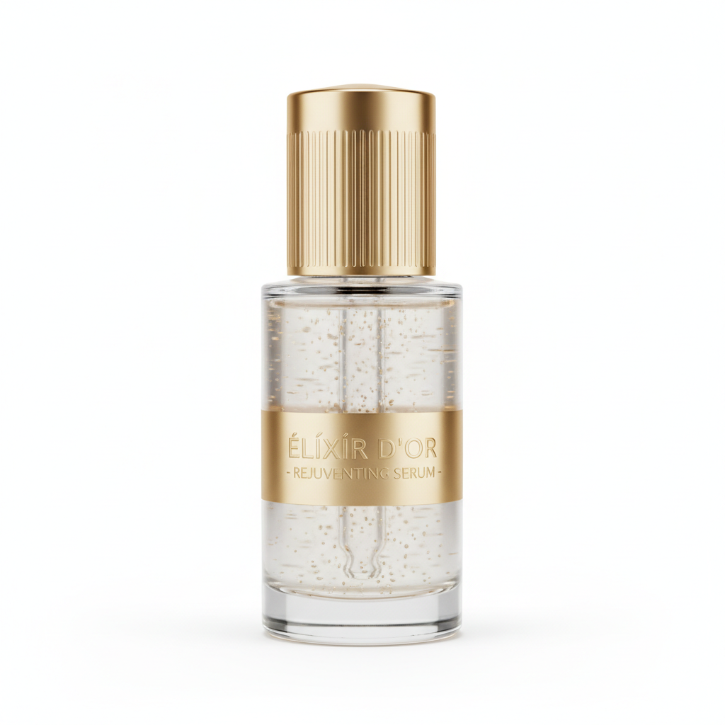 Flacon de crème visage régénérante