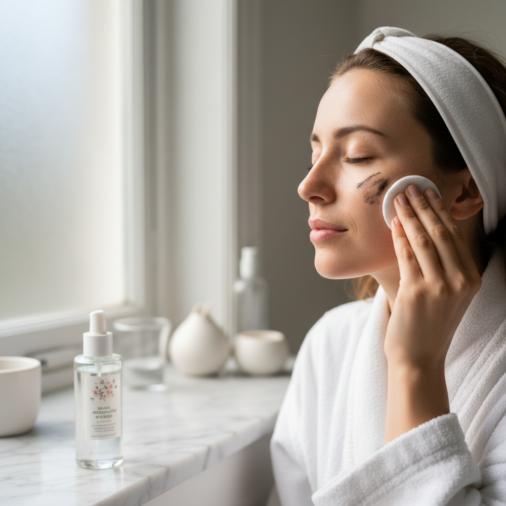 Utilisation de l'eau micellaire