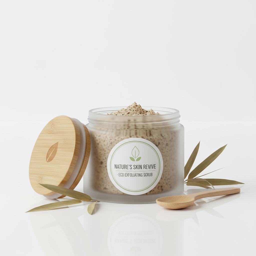 Pot de gommage exfoliant café et sucre roux