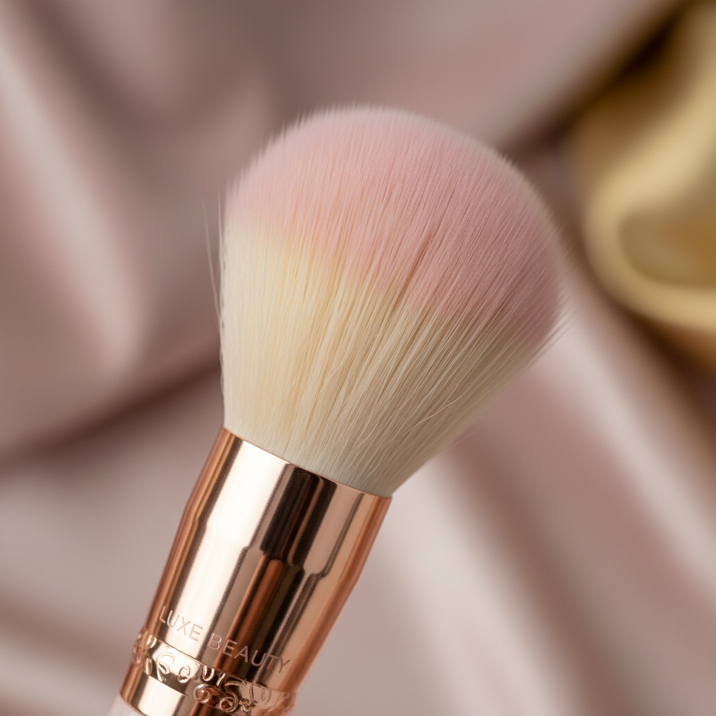 Détail poils synthétiques pinceaux