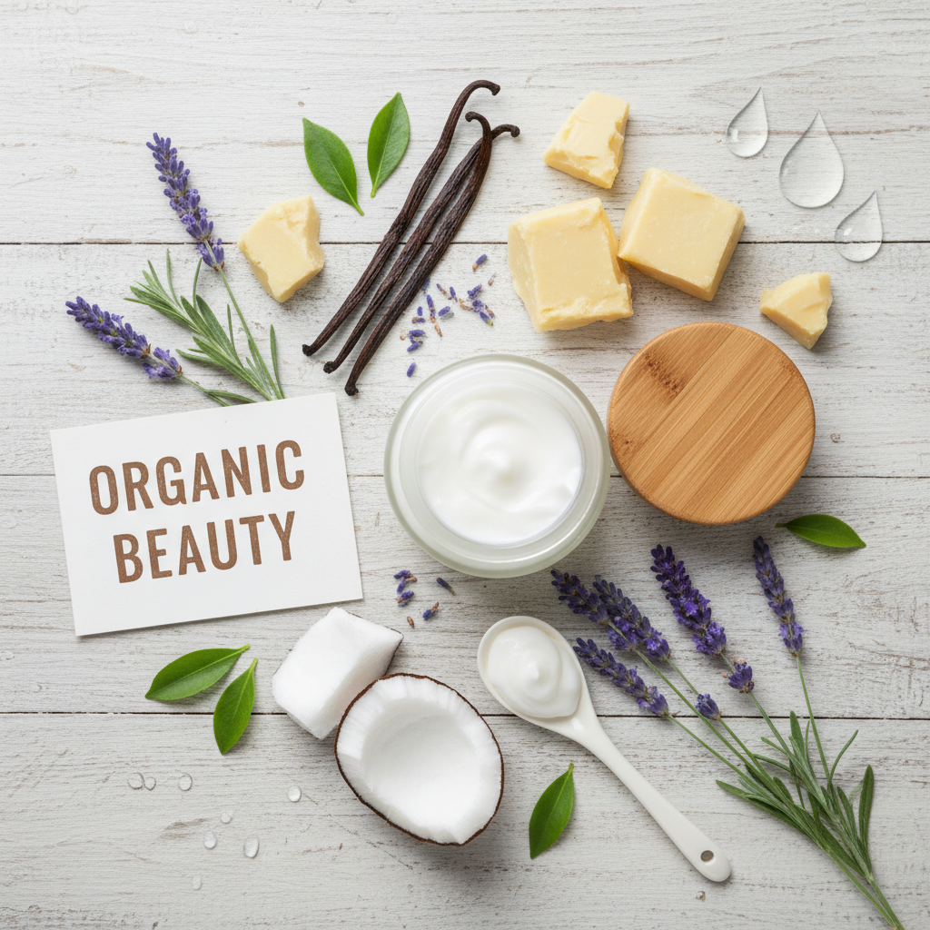 Ingrédients naturels du lait corporel